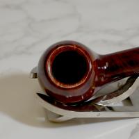 Savinelli Oceano Burgundy 626 Smooth Bent Apple 6mm Fishtail Pipe (SAV1250)