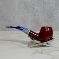 Savinelli Oceano Burgundy 626 Smooth Bent Apple 6mm Fishtail Pipe (SAV1250)