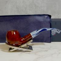 Savinelli Oceano Burgundy 626 Smooth Bent Apple 6mm Fishtail Pipe (SAV1250)