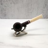 Savinelli Avorio 207 Rustic Brown 6mm Filter Fishtail Pipe (SAV1279)