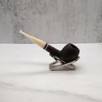 Savinelli Avorio 207 Rustic Brown 6mm Filter Fishtail Pipe (SAV1279)