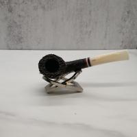 Savinelli Avorio 920 Rustic Brown 9mm Filter Fishtail Pipe (SAV1281)