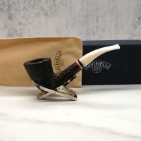 Savinelli Avorio 920 Rustic Brown 9mm Filter Fishtail Pipe (SAV1281)