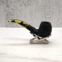 Savinelli Paloma 645 Rustic Black 6mm Filter Fishtail Pipe (SAV1286)