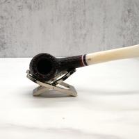 Savinelli Avorio 606 Rustic Brown 9mm Filter Fishtail Pipe (SAV1287)