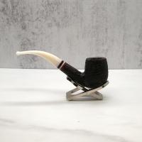 Savinelli Avorio 606 Rustic Brown 9mm Filter Fishtail Pipe (SAV1287)