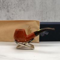 Savinelli Paloma 645 Smooth Brown 6mm Filter Fishtail Pipe (SAV1288)