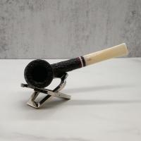 Savinelli Avorio 111 Rustic Brown 9mm Filter Fishtail Pipe (SAV1291)