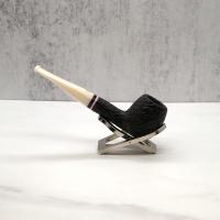 Savinelli Avorio 207 Rustic Brown 9mm Filter Fishtail Pipe (SAV1294)