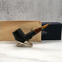 Savinelli Paloma 101 Rustic Black 9mm Filter Fishtail Pipe (SAV1295)