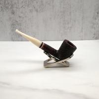 Savinelli Avorio 409 Rustic Brown 6mm Filter Fishtail Pipe (SAV1300)