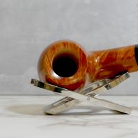 Savinelli Paloma 677 Smooth Brown 9mm Filter Fishtail Pipe (SAV1302)