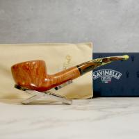 Savinelli Paloma 316 Smooth Brown 6mm Filter Fishtail Pipe (SAV1307)