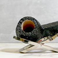 Savinelli Paloma 510 Rustic Black 6mm Filter Fishtail Pipe (SAV1310)