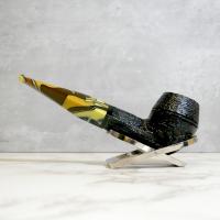 Savinelli Paloma 510 Rustic Black 6mm Filter Fishtail Pipe (SAV1310)