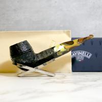 Savinelli Paloma 510 Rustic Black 6mm Filter Fishtail Pipe (SAV1310)