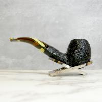 Savinelli Paloma 677 Rustic Black 6mm Filter Fishtail Pipe (SAV1311)