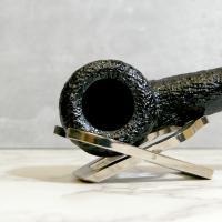 Savinelli Paloma 316 Rustic Black 9mm Filter Fishtail Pipe (SAV1313)