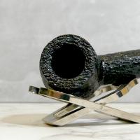 Savinelli Paloma 101 Rustic Black 6mm Filter Fishtail Pipe (SAV1316)