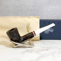 Savinelli Avorio 409 Rustic Brown 9mm Filter Fishtail Pipe (SAV1322)