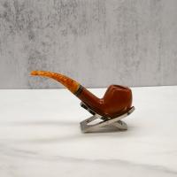 Savinelli Miele 626 Smooth Bent Honey 9mm Filter Fishtail Pipe (SAV1331)