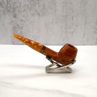 Savinelli Miele 512 Smooth KS Semi Bent Honey 9mm Filter Fishtail Pipe (SAV1336)