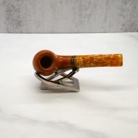 Savinelli Miele 642 Smooth Bent Honey 6mm Filter Fishtail Pipe (SAV1339)