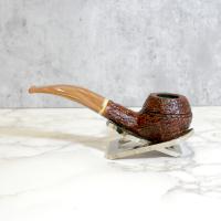 Savinelli Dolomiti 673 Rustic Light Brown 9mm Filter Fishtail Pipe (SAV1356)