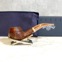 Savinelli Dolomiti 673 Rustic Light Brown 9mm Filter Fishtail Pipe (SAV1356)