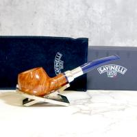 Savinelli Eleganza 315 Natural Smooth Prince 6mm Filter Fishtail Pipe (SAV1357)