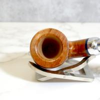 Savinelli Eleganza 622 Natural Smooth Bent Pot 6mm Filter Fishtail Pipe (SAV1358)