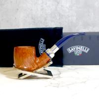 Savinelli Eleganza 622 Natural Smooth Bent Pot 6mm Filter Fishtail Pipe (SAV1358)