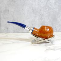 Savinelli Eleganza 320 Natural Smooth Author 6mm Filter Fishtail Pipe (SAV1359)