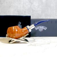 Savinelli Eleganza 320 Natural Smooth Author 6mm Filter Fishtail Pipe (SAV1359)