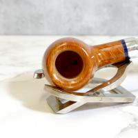 Savinelli Eleganza 207 Natural Smooth Straight Apple 6mm Filter Fishtail Pipe (SAV1361)