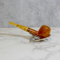 Savinelli Miele 207 Smooth Straight Honey 9mm Filter Fishtail Pipe (SAV1381)