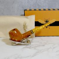 Savinelli Miele 207 Smooth Straight Honey 9mm Filter Fishtail Pipe (SAV1381)