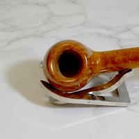 Savinelli Miele 636 Smooth KS Bent Honey 9mm Filter Fishtail Pipe (SAV1391)