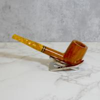 Savinelli Miele 111 Smooth KS Straight Honey 6mm Filter Fishtail Pipe (SAV1394)