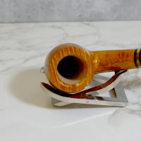 Savinelli Miele 606 Smooth KS Bent Honey 9mm Filter Fishtail Pipe (SAV1395)