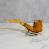 Savinelli Miele 606 Smooth KS Bent Honey 9mm Filter Fishtail Pipe (SAV1395)