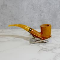 Savinelli Miele 611 Smooth Bent Honey 9mm Filter Fishtail Pipe (SAV1397)