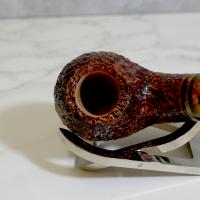 Savinelli Miele 642 Rustic Bent Honey 6mm Filter Fishtail Pipe (SAV1400)