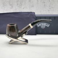 Savinelli Oscar Liscia Marrone Scuro 670 Smooth 6mm Fishtail Pipe (SAV1459)