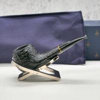 Savinelli Lollo Sabbiata Nera 01 6mm Filter Fishtail Pipe (SAV1461)