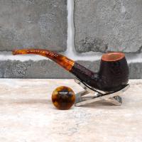 Savinelli Tortuga 602 Rustic Bent 6mm Filter Fishtail Pipe (SAV1463)