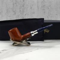 Savinelli Eleganza 111 Natural Smooth Straight 6mm Filter Fishtail Pipe (SAV1474)