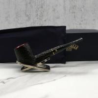 Savinelli Roma 128 Rustic Straight 6mm Filter Fishtail Pipe (SAV1479)