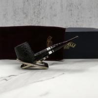 Savinelli Bacco 128 Rustic Dark Brown 6mm Fishtail Pipe (SAV1480)