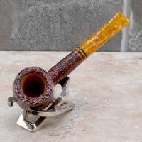 Savinelli Miele 111 Rustic Straight Honey 6mm Filter Fishtail Pipe (SAV1514)